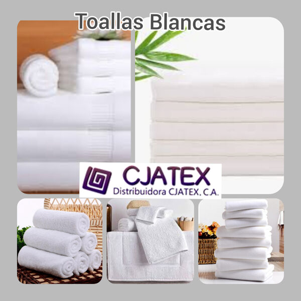 TOALLA BLANCA 400GR/M2, 530GR/M2